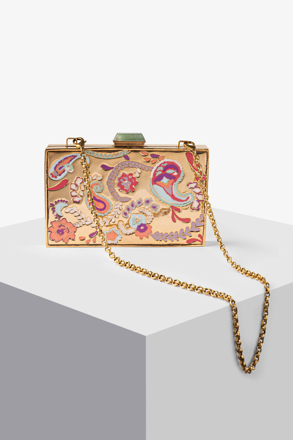 Paisley Reverie Clutch